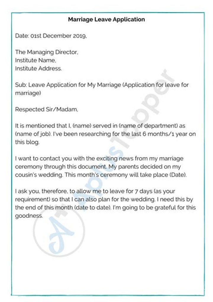 How do I quit my job due to marriage?