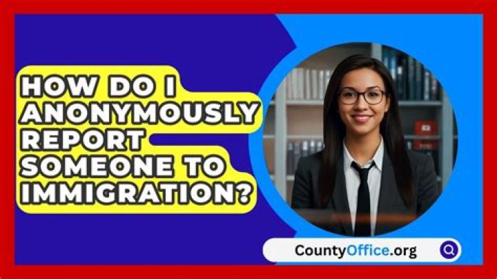 How do I report someone to USCIS?