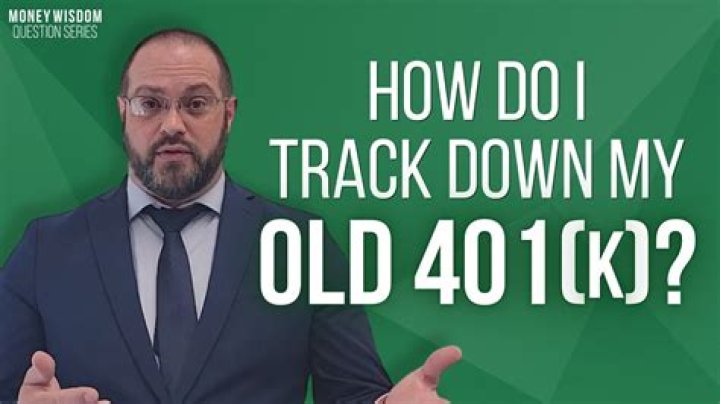 How do I track down an old IRA?