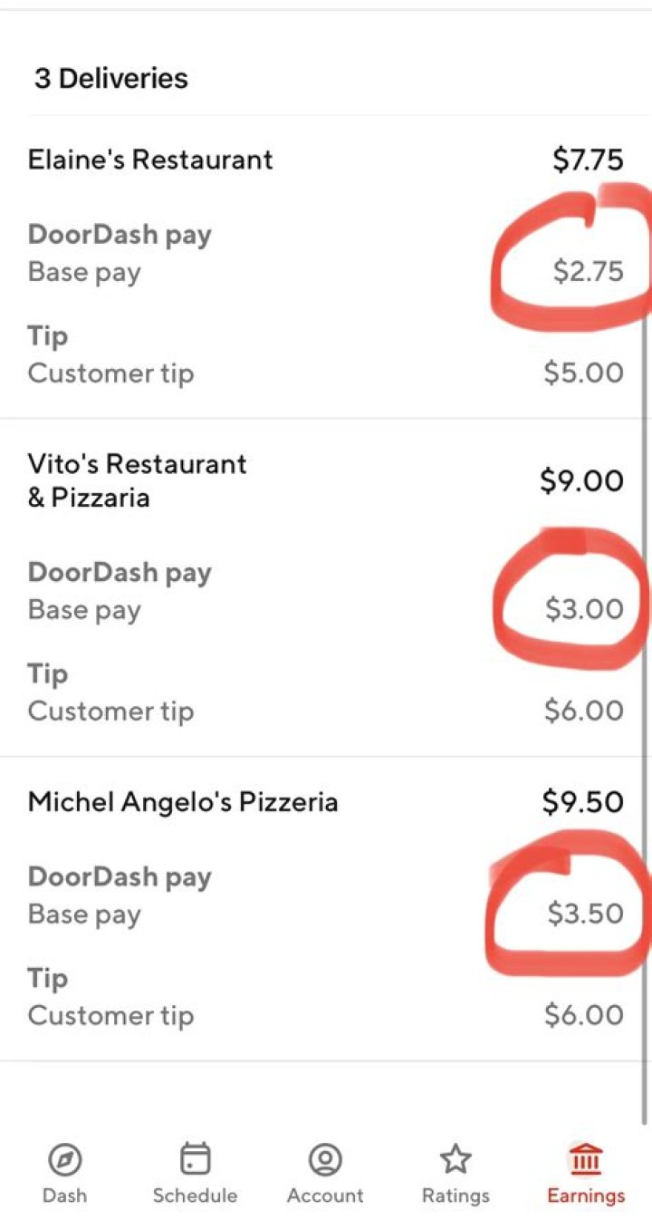How do restaurant delivery drivers get paid?