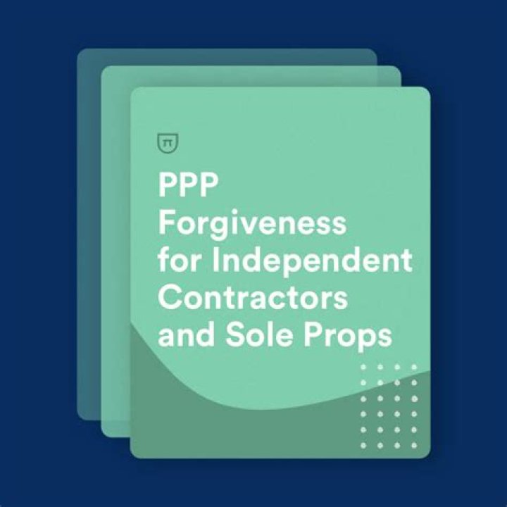 How do sole proprietors get loan forgiveness?