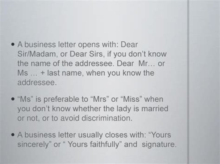 How do you address a sirs and madams in an email?