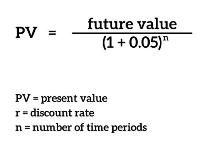 How do you calculate discounted present value?