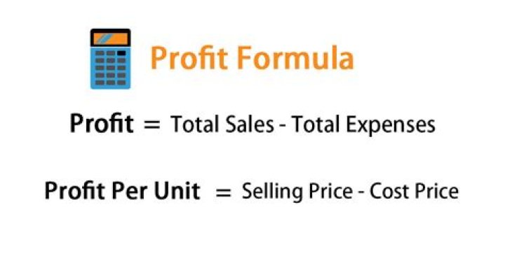 How do you calculate profit from selling?