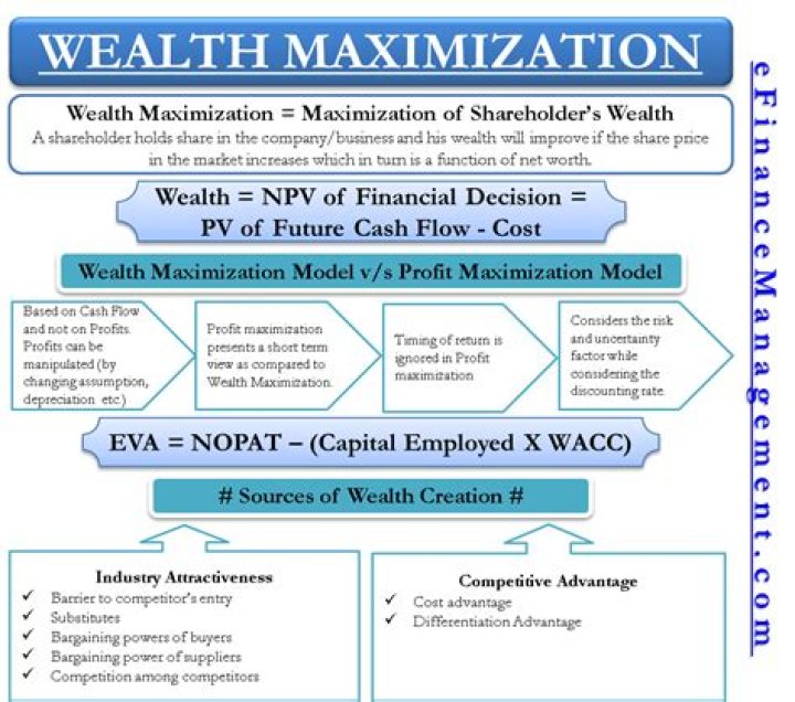 How do you calculate shareholder wealth maximization?