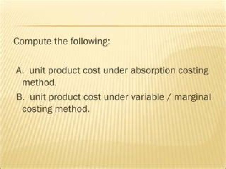 How do you calculate unit product cost under variable costing?