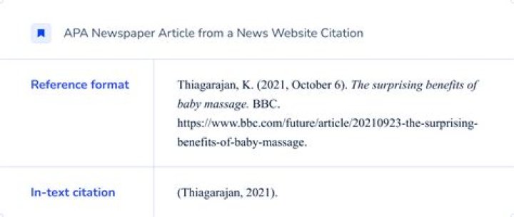 How do you cite new articles in APA?