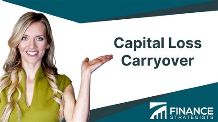 How do you deduct capital loss carryover?