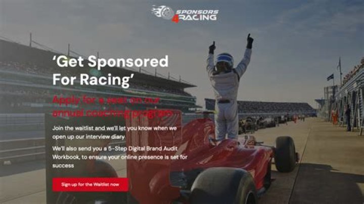 How do you get sponsored for motorcycle racing?