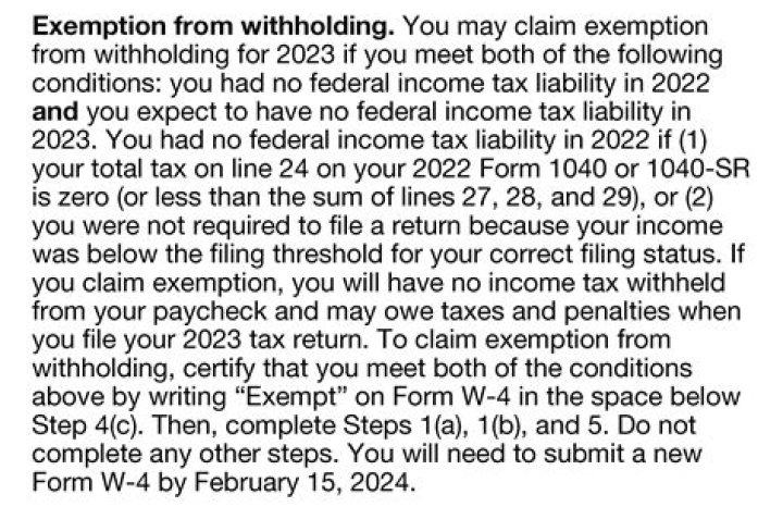 How do you know if you should claim exempt?