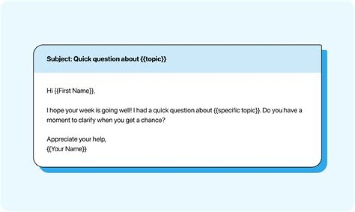 How do you professionally ask a question in an email?
