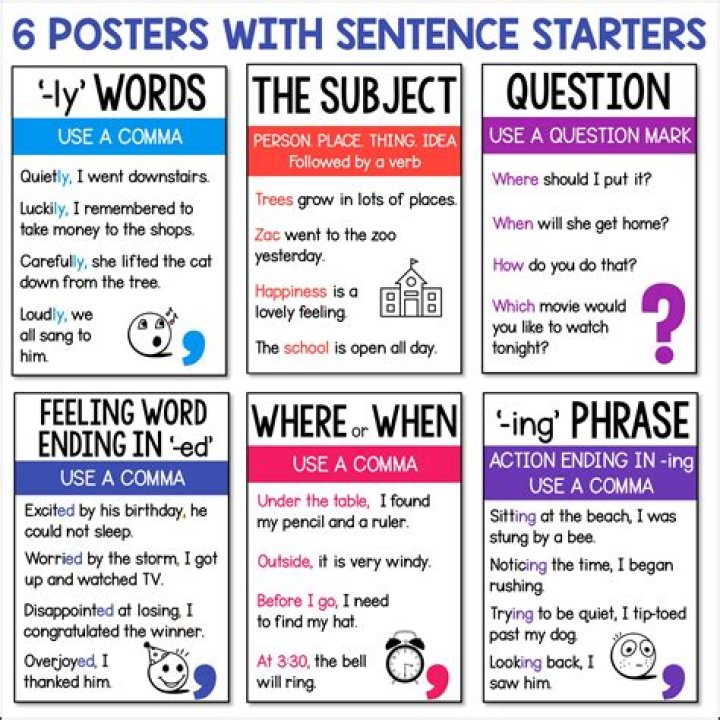 How do you start off questions?