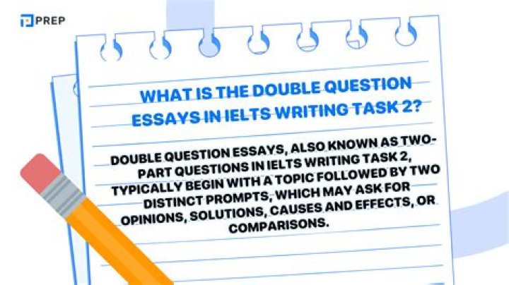 How do you write a double question essay?