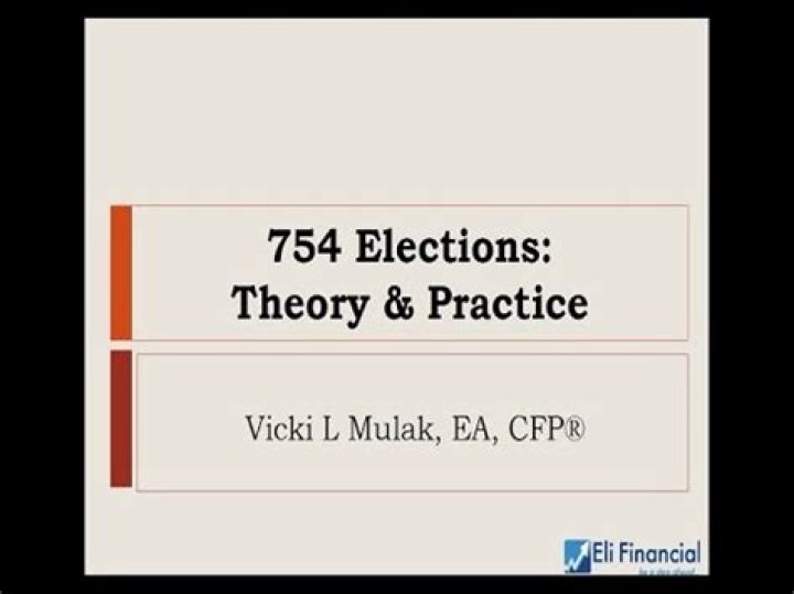 How is a 754 election made?