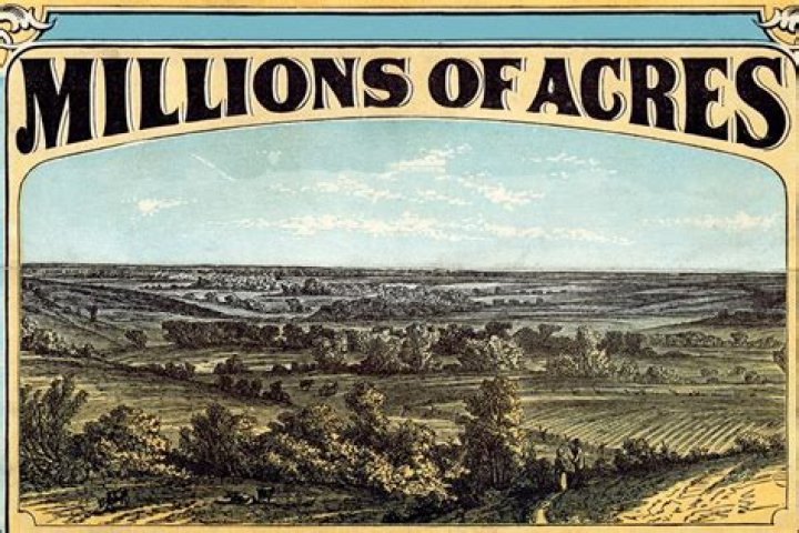 How long did settlers live on 160 acres?