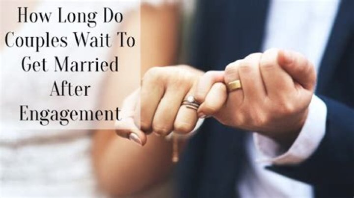 How long do engaged couples wait to get married?