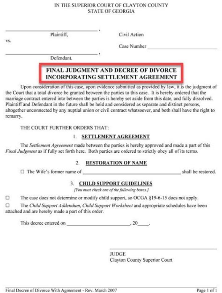 How long does a divorce decree have to be on file?