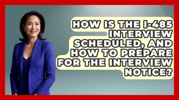 How long does i-485 interview take?