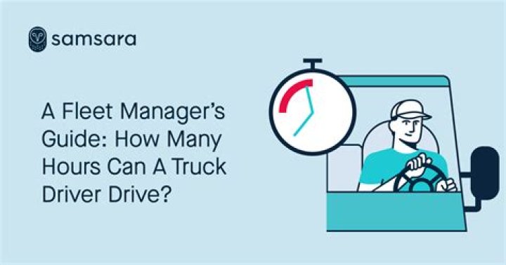 How many hours can a semi truck driver drive in a day?