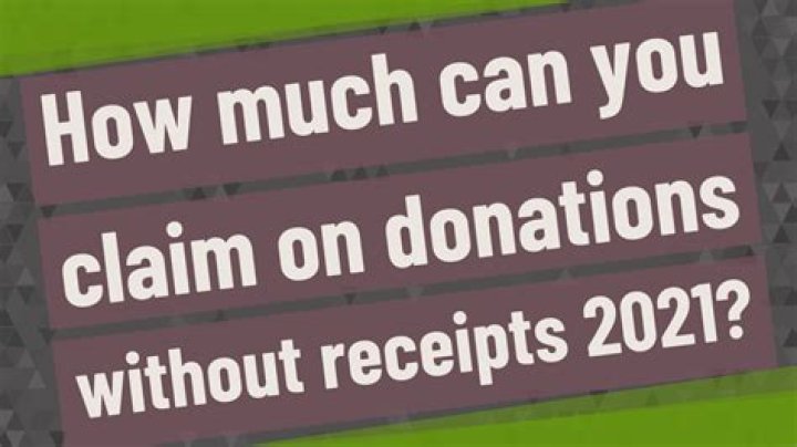How much can you claim back on donations?