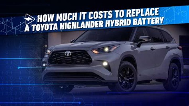 How much does a Toyota Highlander hybrid battery weigh?
