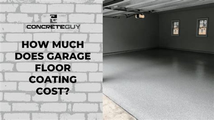 How much does it cost to hire someone to epoxy garage floor?