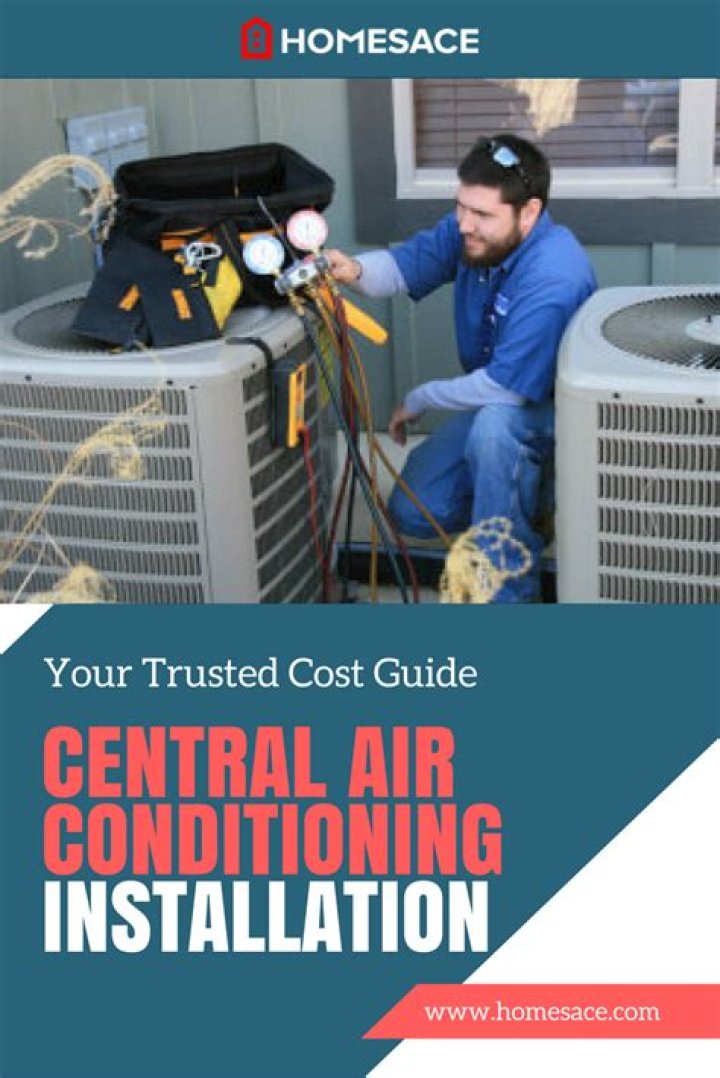 How much does it cost to install central air conditioning in an old house?