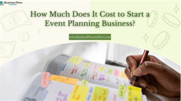 How much does it cost to start an event planning business?