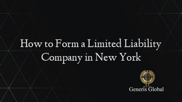How to form a limited liability company in New York?