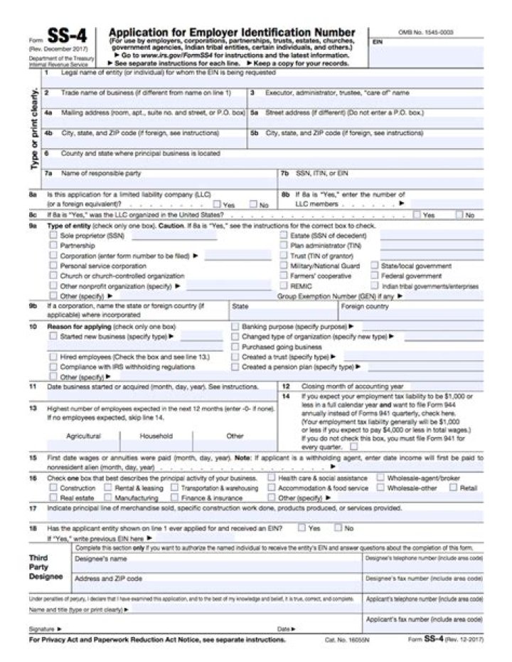How to get a copy of my SS-4 for MY Corporation?