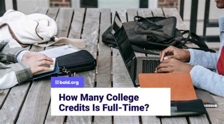 Is 12 credits a semester full-time?