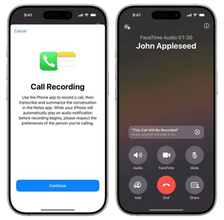 Is call recording automatic?