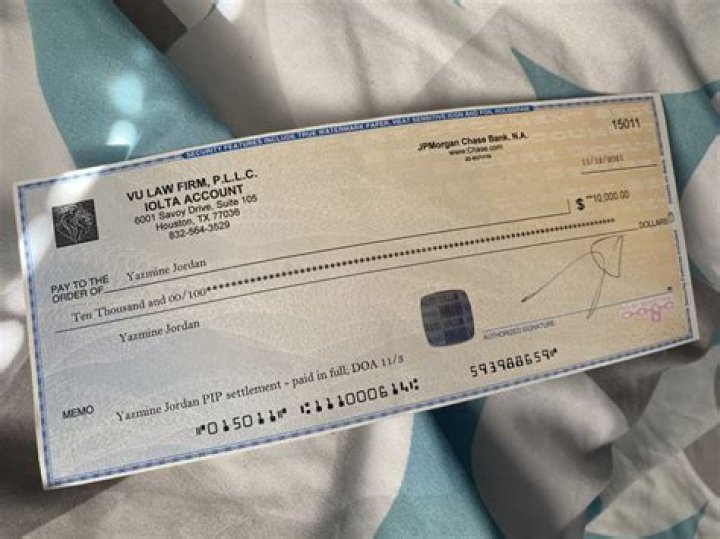 Is Childress v Chase Settlement check real?