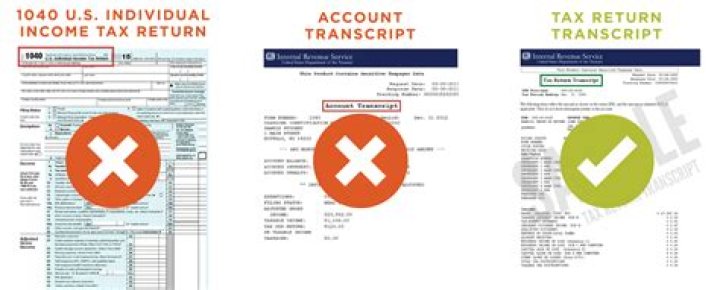 Is Form 1040 tax transcript?