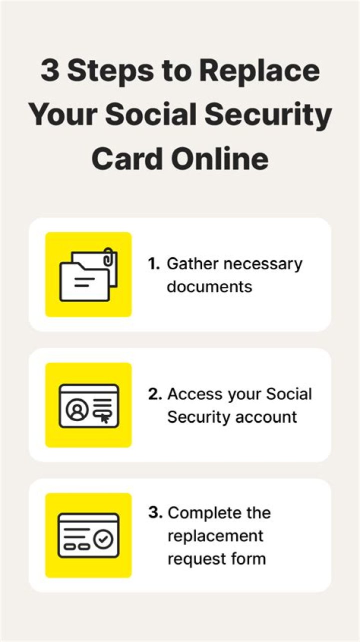 Is it possible to get a replacement Social Security card online?