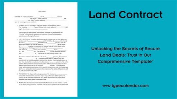 Is it possible to get out of a land contract?