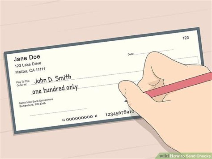 Is sending a check in the mail legal?