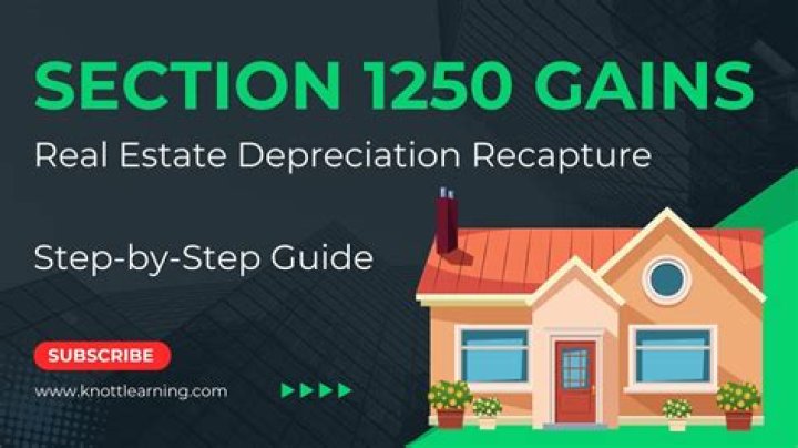 Is there depreciation recapture on 1250 property?