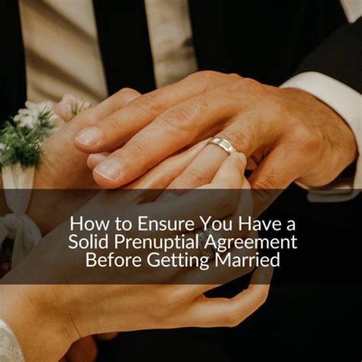 Should couples get a prenuptial agreement before getting married?