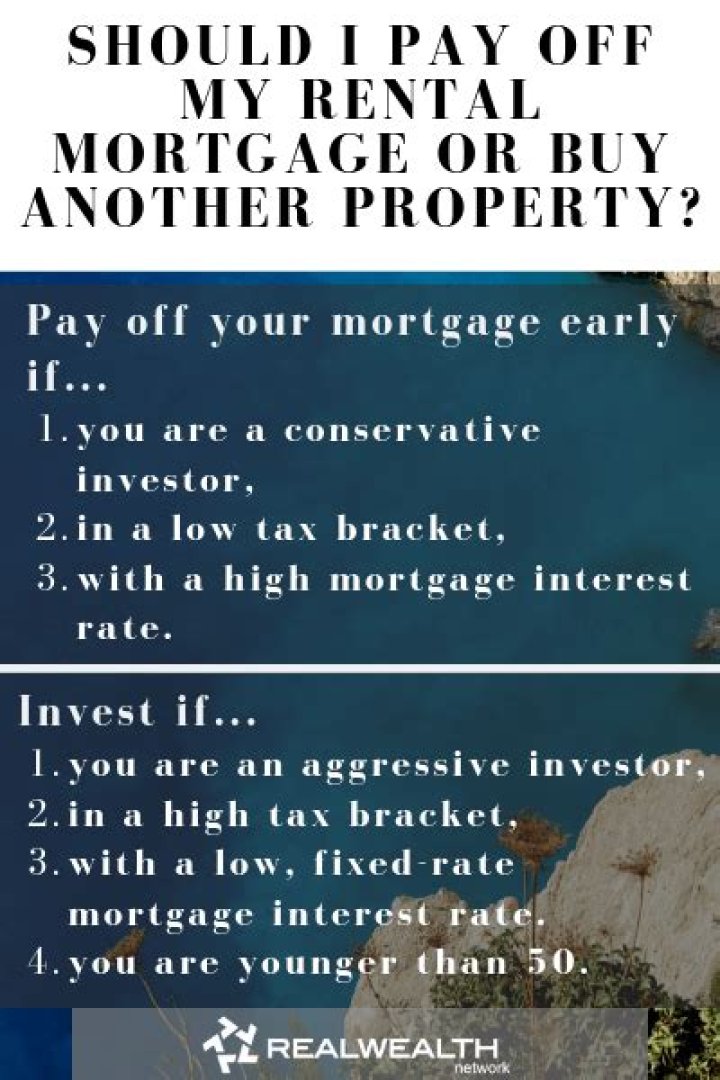Should I pay off mortgage or buy a rental property?