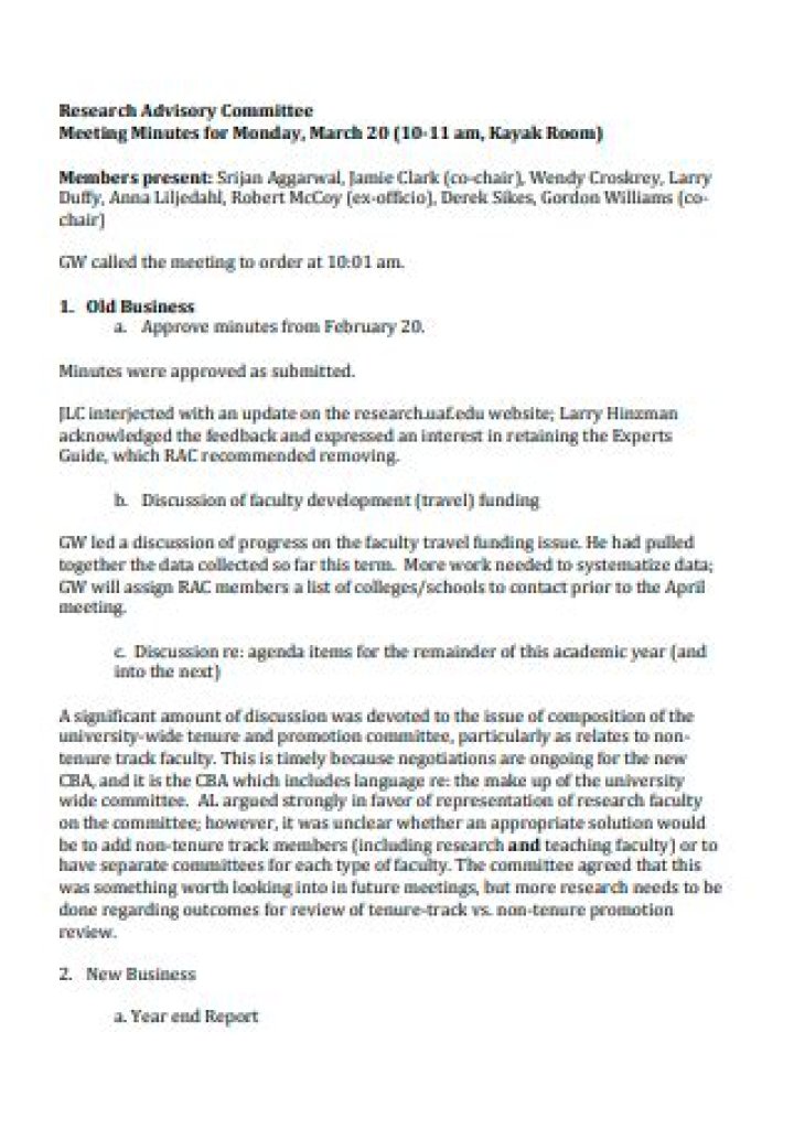 Should names be mentioned in minutes?