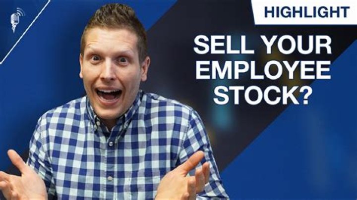 Should you sell employee stock right away?