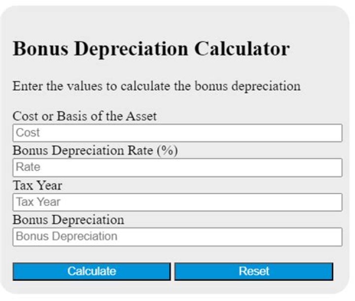 Was there bonus depreciation in 2008?