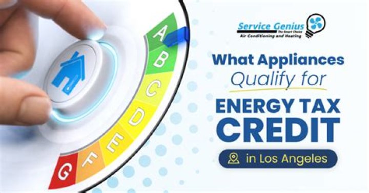 What appliances qualify for tax credit?