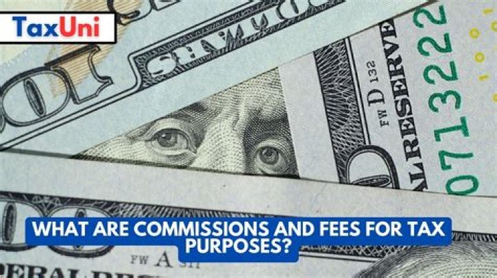 What are commissions fees?
