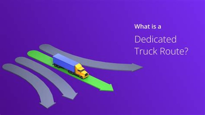 What are dedicated routes in trucking?