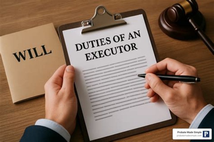 What are the duties of an executor in probating an estate?