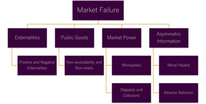 What are the major sources of market failure?