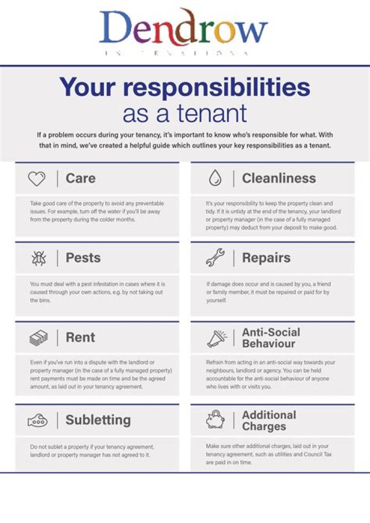 What are your responsibilities as a renter?