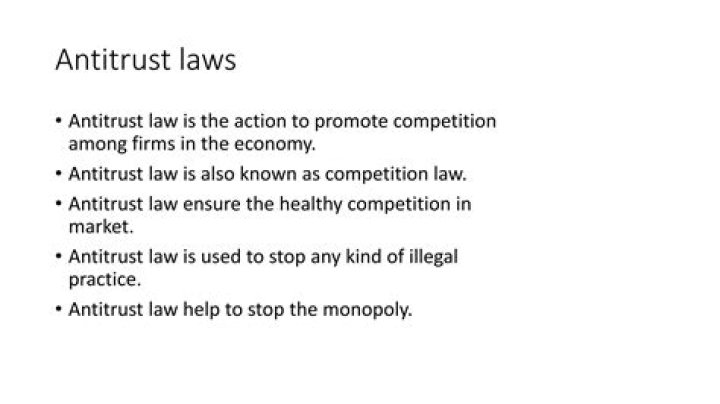 What companies have been broken up by antitrust laws?
